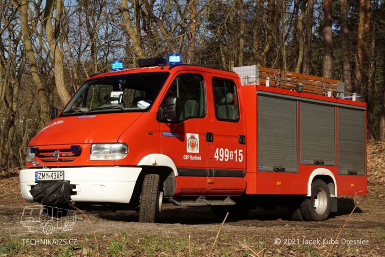 Polsko OSP Barlinek GLBA Rt 1 2 5 Renault Mascott TECHNIKAIZS Cz